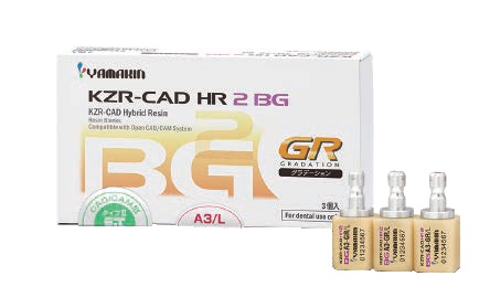 小臼歯用CAD/CAM冠　KZR-CAD HR2 BG GR