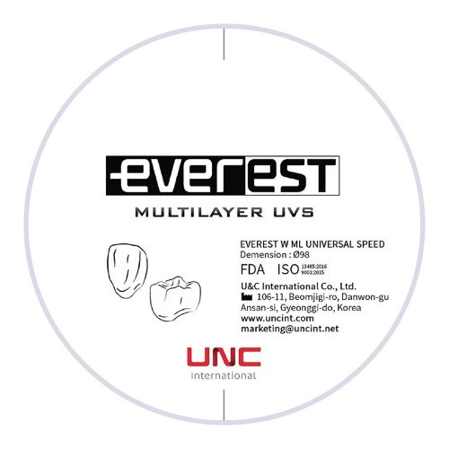 U&C ジルコニア　EVEREST Multilayer UVS